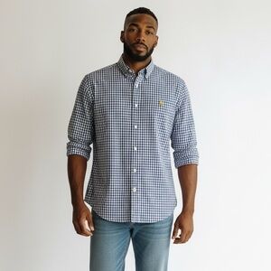 Ralph Lauren Men’s Classic Fit Cotton Button-Down Shirt XXL — Long Sleeve B12